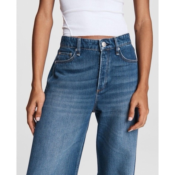 NWT Rag & Bone Logan Jeans Denim in Jasper Dark Blue - Picture 12 of 13